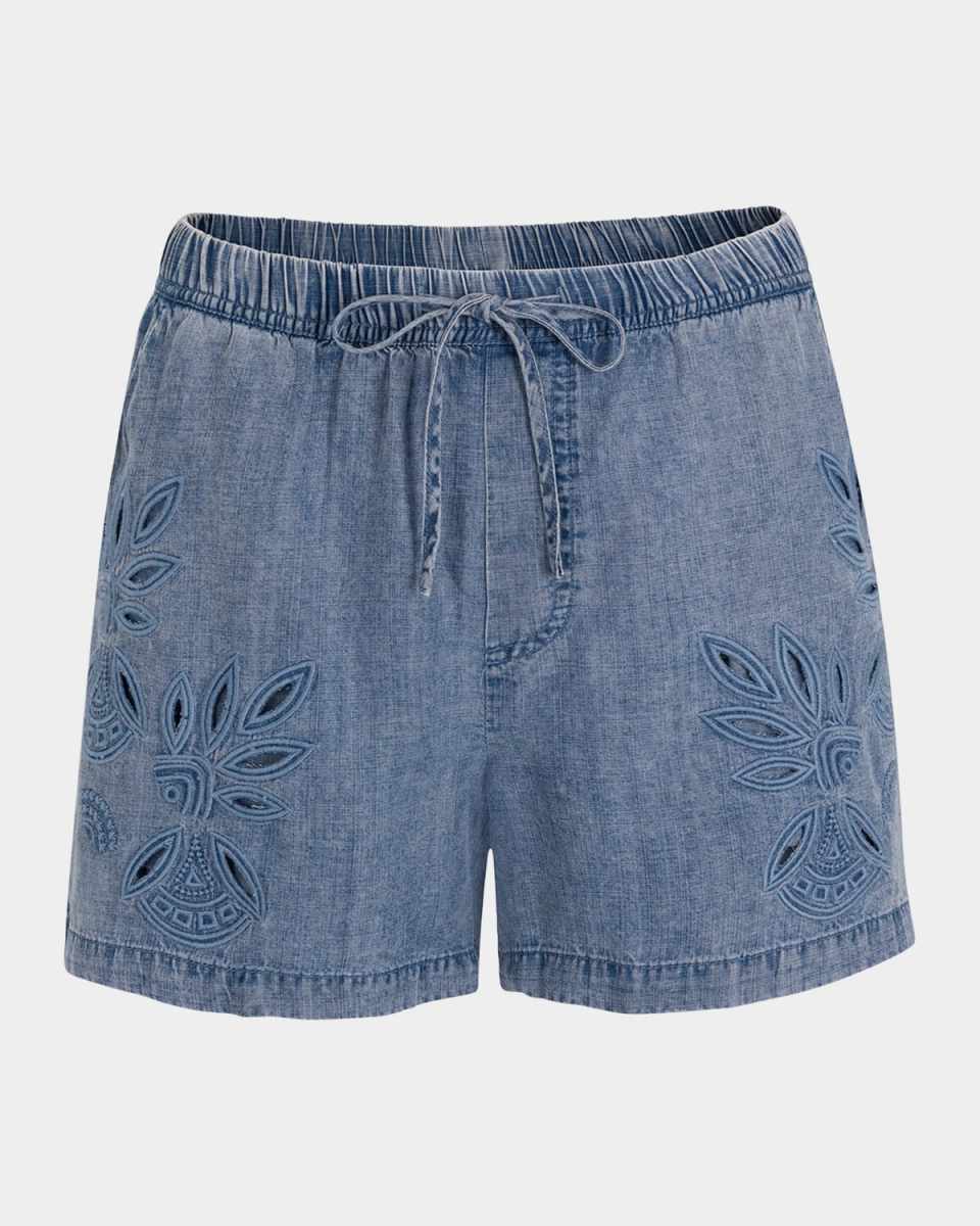 Cayden Embroidered Shorts